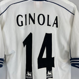 1997/99 TOTTENHAM GINOLA #14 HOME SHIRT (M) PONY