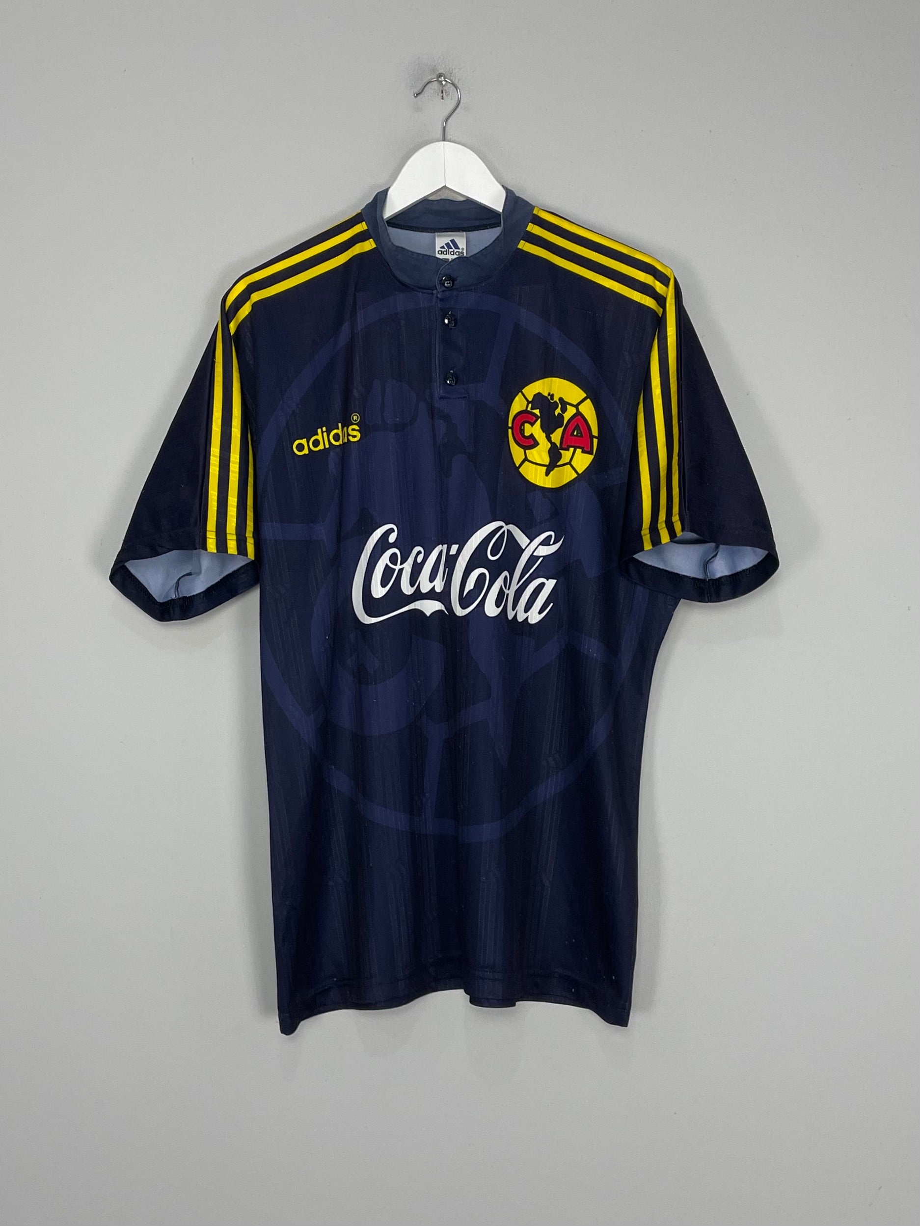 Shop 1996/98 CLUB AMERICA AWAY SHIRT (L) ADIDAS, classic football shirts, vintage football shirts & retro soccer jerseys at Cult Kits
