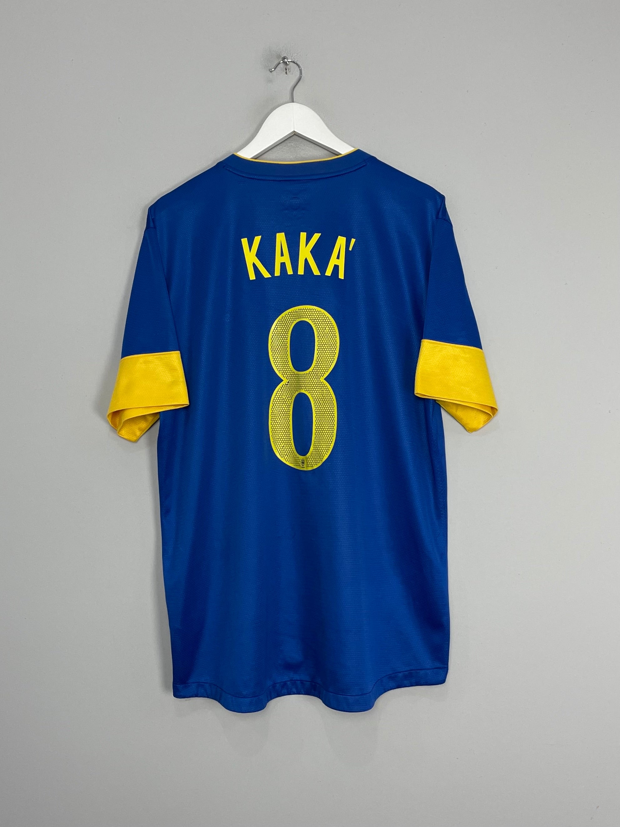 Shop 2012/13 BRAZIL KAKA #8 AWAY SHIRT (XL) NIKE, classic football shirts, vintage football shirts & retro soccer jerseys at Cult Kits
