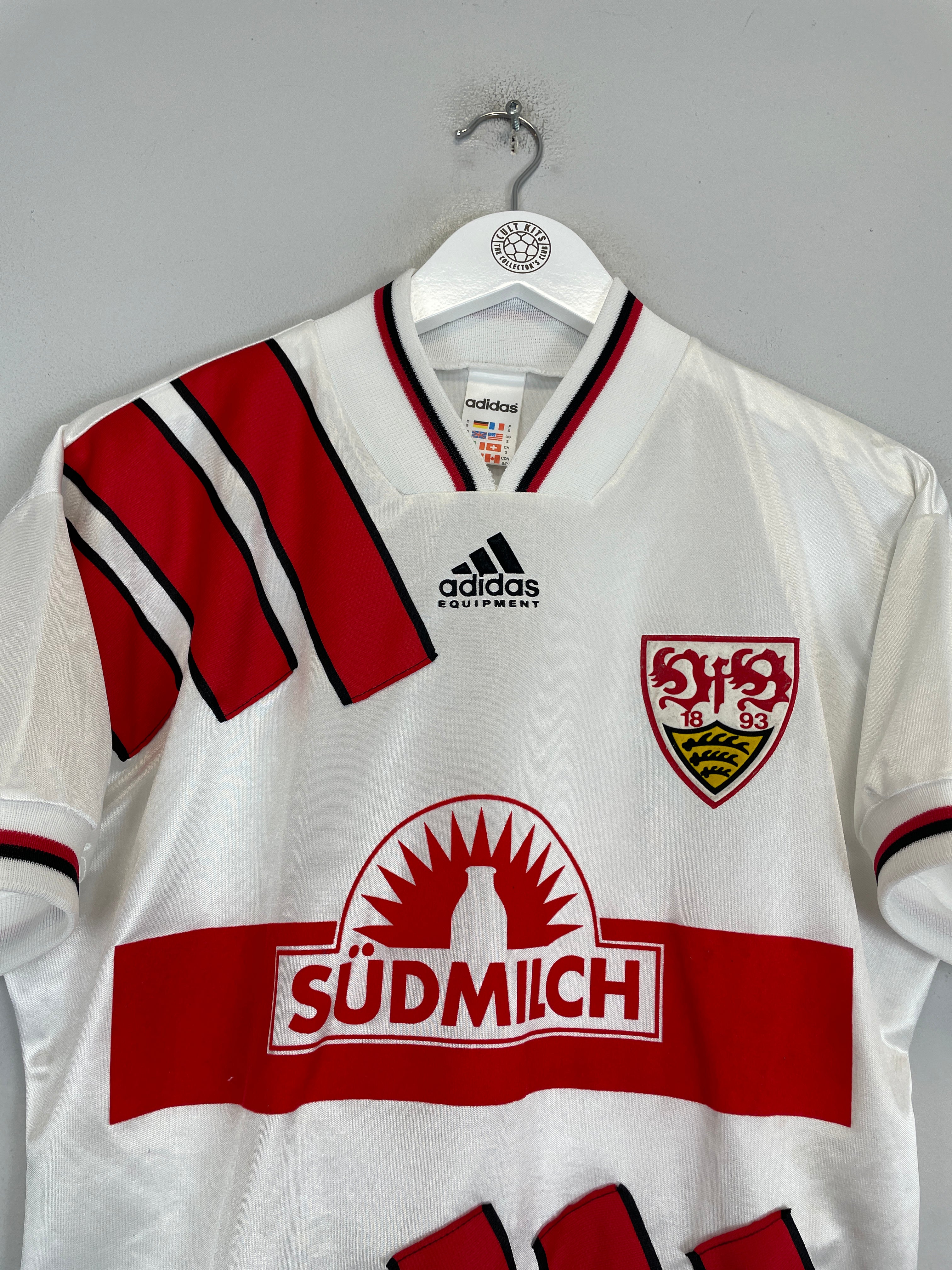 Shop 1993/95 STUTTGART BOBIC #11 HOME SHIRT (S) ADIDAS, classic football shirts, vintage football shirts & retro soccer jerseys at Cult Kits