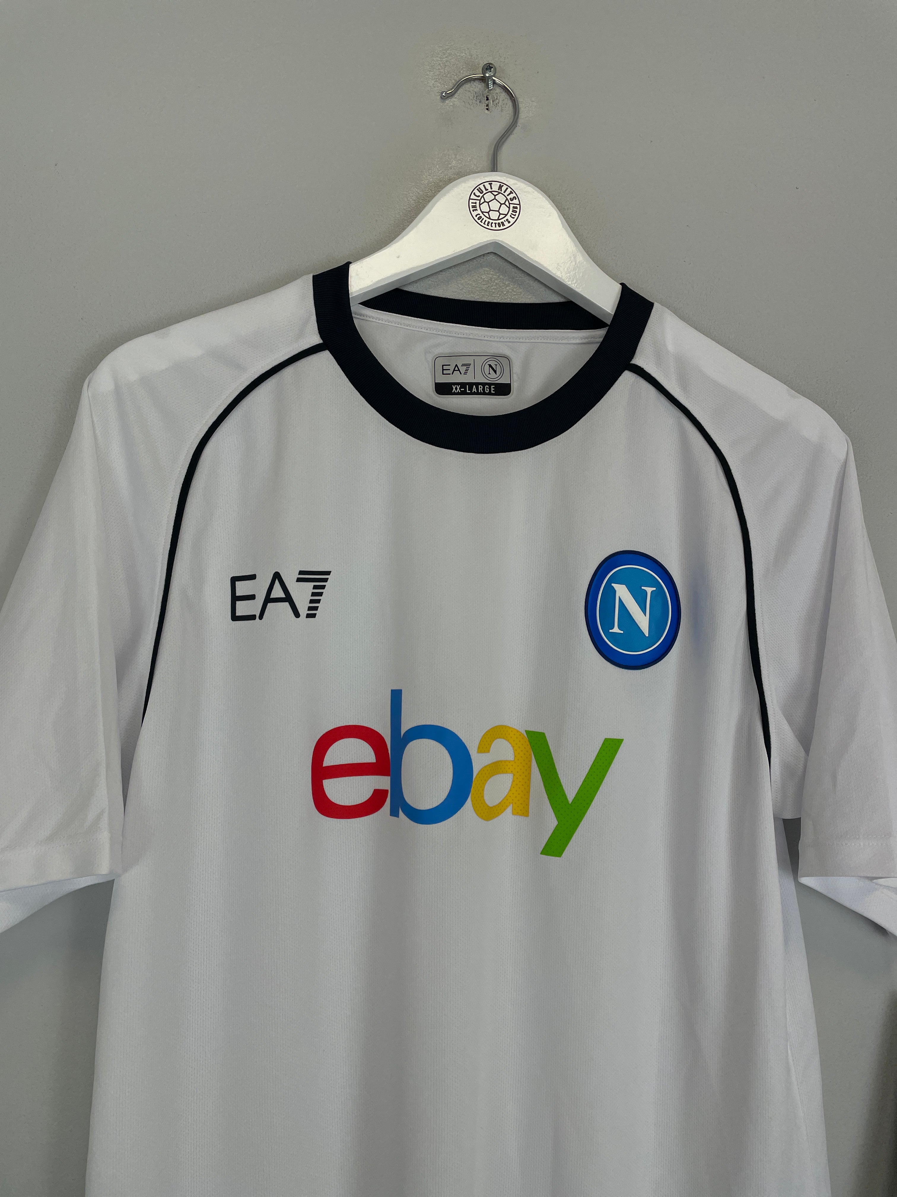 Shop 2023/24 NAPOLI *BNWT* AWAY SHIRT (XXL) EA7, classic football shirts, vintage football shirts & retro soccer jerseys at Cult Kits