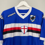 Shop 2010/11 SAMPDORIA *BNWT* HOME SHIRT (XL) KAPPA, classic football shirts, vintage football shirts & retro soccer jerseys at Cult Kits