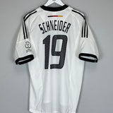 2002/04 GERMANY SCHNEIDER #19 HOME SHIRT (L) ADIDAS