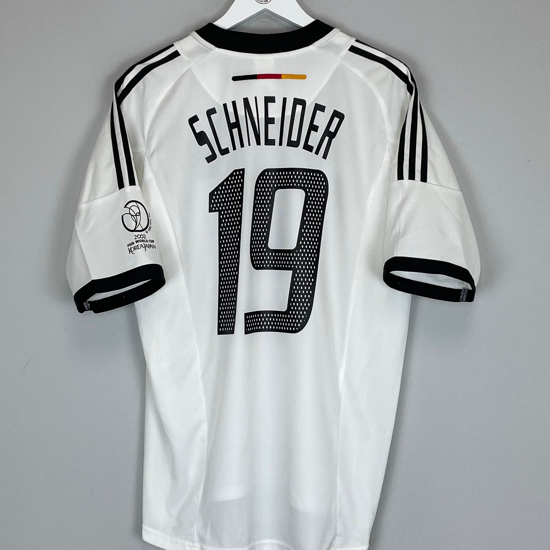 Buy 2002/04 GERMANY SCHNEIDER 19 HOME SHIRT (L) ADIDAS ~ Free worldwide shipping available ~ Authentic Vintage Football Shirts from Cult Kits