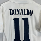 2002/03 REAL MADRID RONALDO #11 *CENTENARY* HOME SHIRT (S) ADIDAS