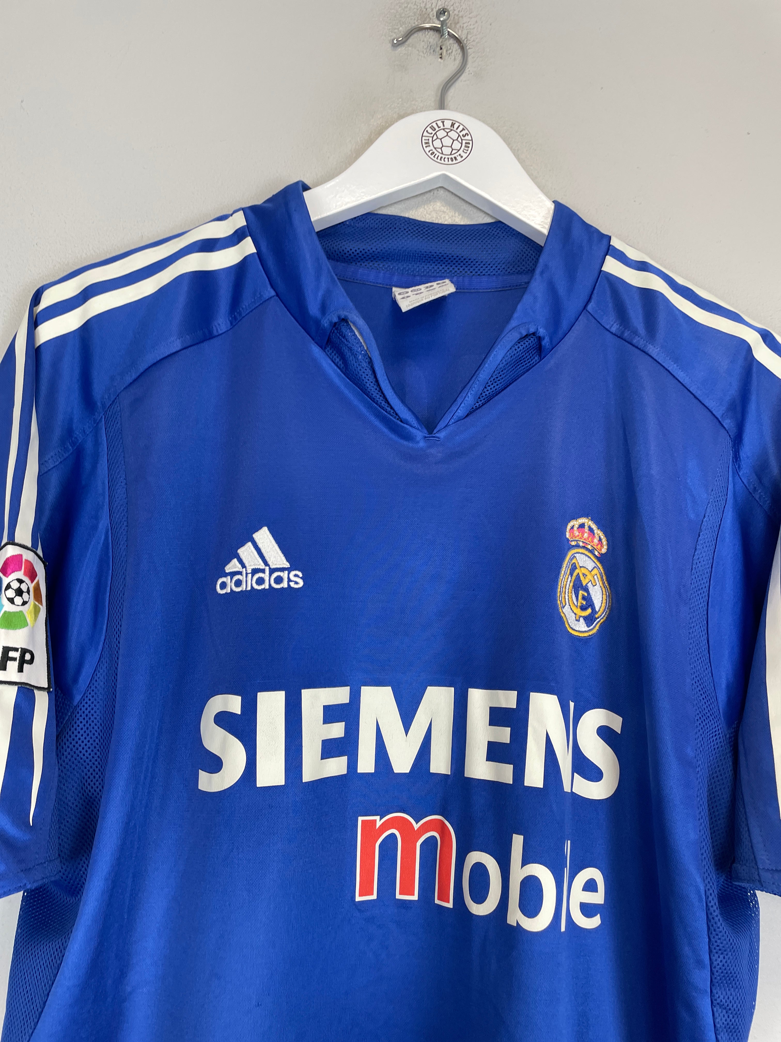 Shop 2004/05 REAL MADRID ZIDANE #5 THIRD SHIRT (L) ADIDAS, classic football shirts, vintage football shirts & retro soccer jerseys at Cult Kits
