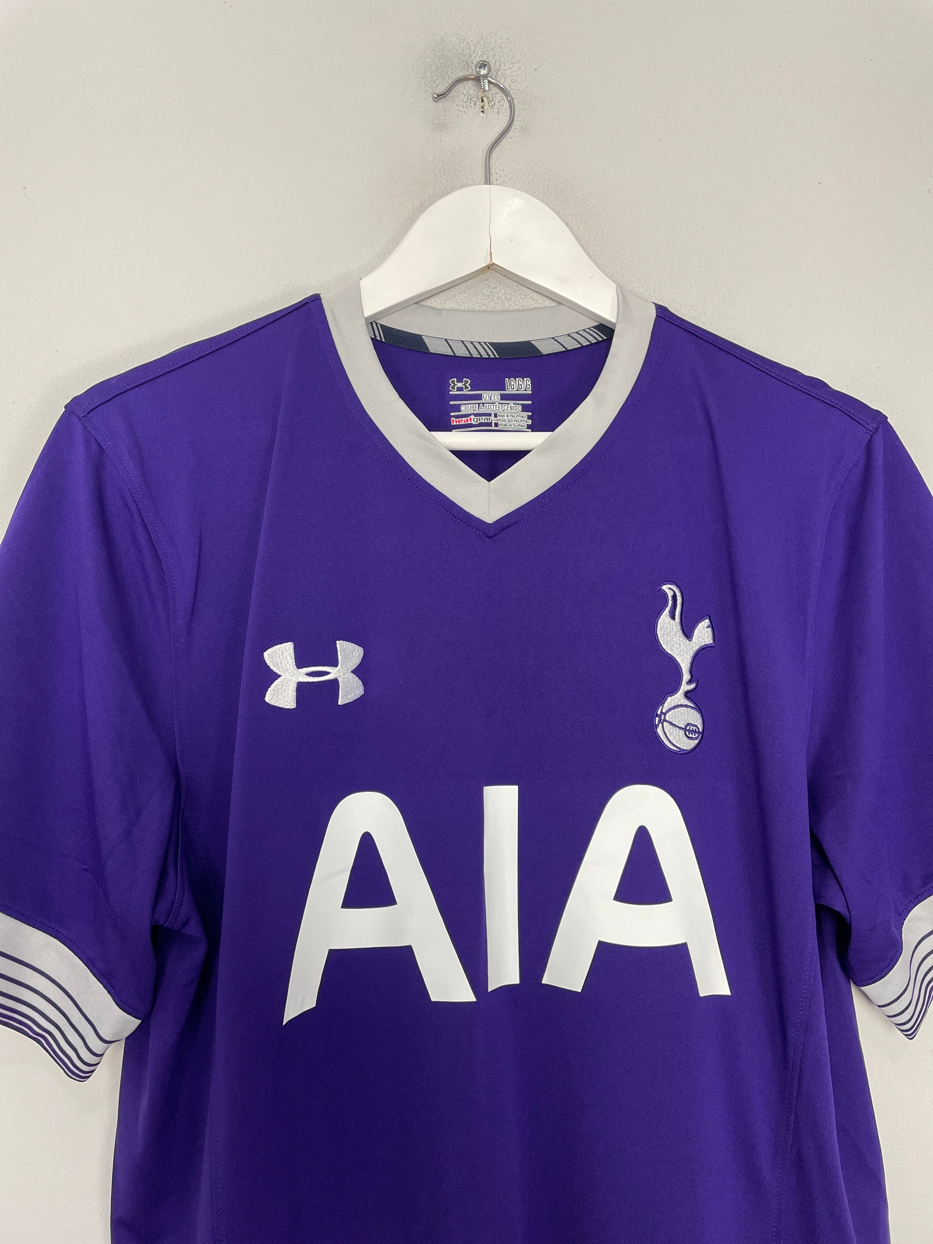 Shop 2015/16 TOTTENHAM ERIKSEN #23 THIRD SHIRT (L) UNDER ARMOUR, classic football shirts, vintage football shirts & retro soccer jerseys at Cult Kits