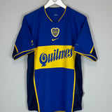 2001/02 BOCA JUNIORS INTERCONTINENTAL CUP HOME SHIRT (M) NIKE