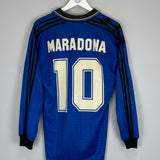 1994/97 ARGENTINA MARADONA #10 L/S AWAY SHIRT (L) ADIDAS