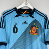 2012/14 SPAIN A.INIESTA #6 AWAY SHIRT (L) ADIDAS