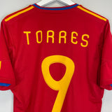 Shop 2009/10 SPAIN TORRES #9 HOME SHIRT (S) ADIDAS, classic football shirts, vintage football shirts & retro soccer jerseys at Cult Kits