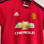 Shop 2018/19 MANCHESTER UNITED HOME SHIRT (S) ADIDAS, classic football shirts, vintage football shirts & retro soccer jerseys at Cult Kits