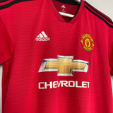 Shop 2018/19 MANCHESTER UNITED HOME SHIRT (S) ADIDAS, classic football shirts, vintage football shirts & retro soccer jerseys at Cult Kits