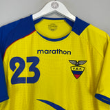 2006/07 ECUADOR BENITEZ #23 HOME SHIRT (M) MARATHON