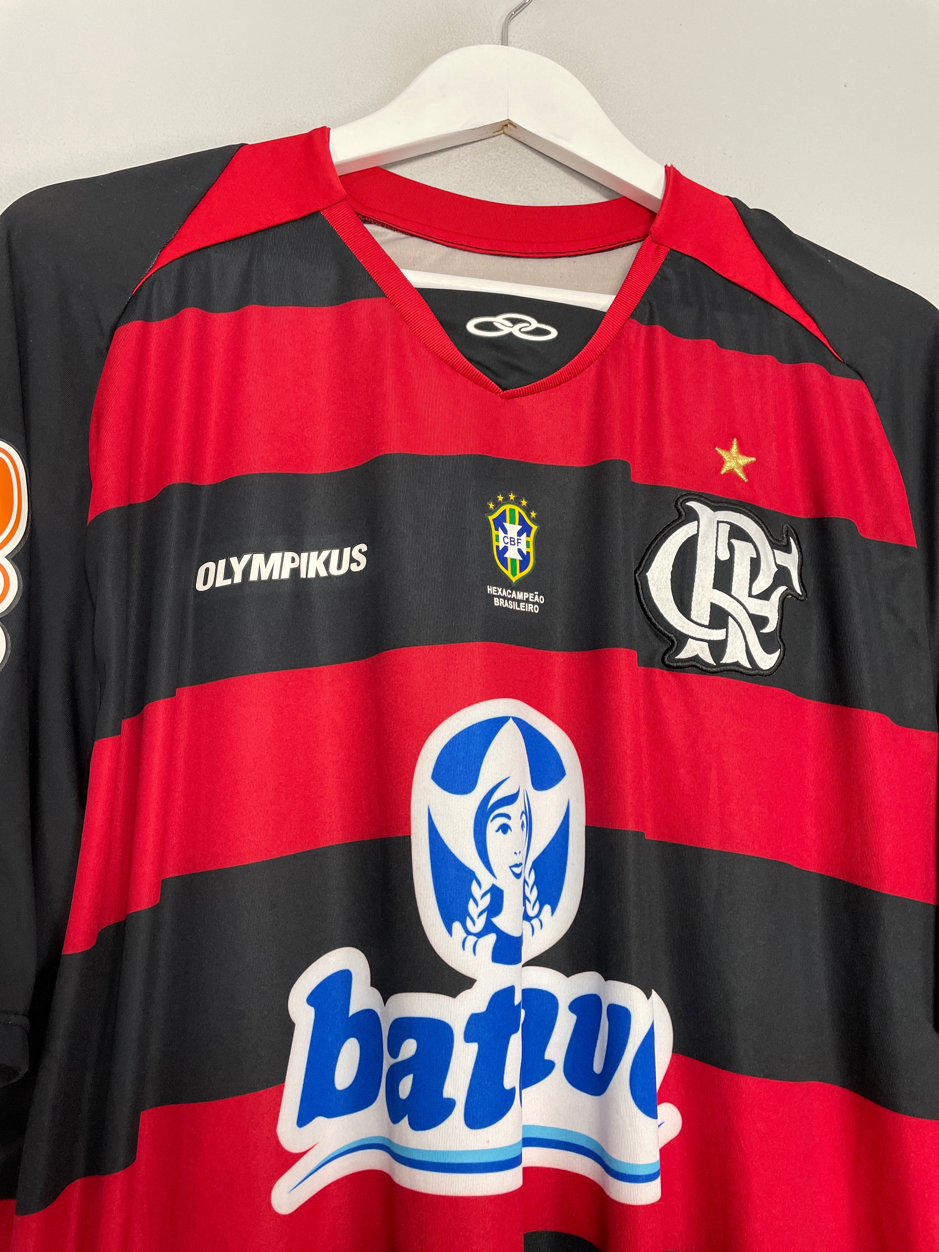 2010 11 FLAMENGO 10 HOME SHIRT XL OLYMPIKUS