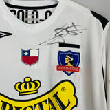 2008/09 COLO COLO FIERRO #11 *SIGNED* HOME SHIRT (L) UMBRO