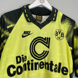 Shop 1992/93 DORTMUND #19 HOME SHIRT (L) NIKE, classic football shirts, vintage football shirts & retro soccer jerseys at Cult Kits