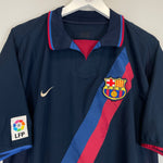 Shop 2002/03 BARCELONA RONALDINHO #10 AWAY SHIRT (XL) NIKE, classic football shirts, vintage football shirts & retro soccer jerseys at Cult Kits