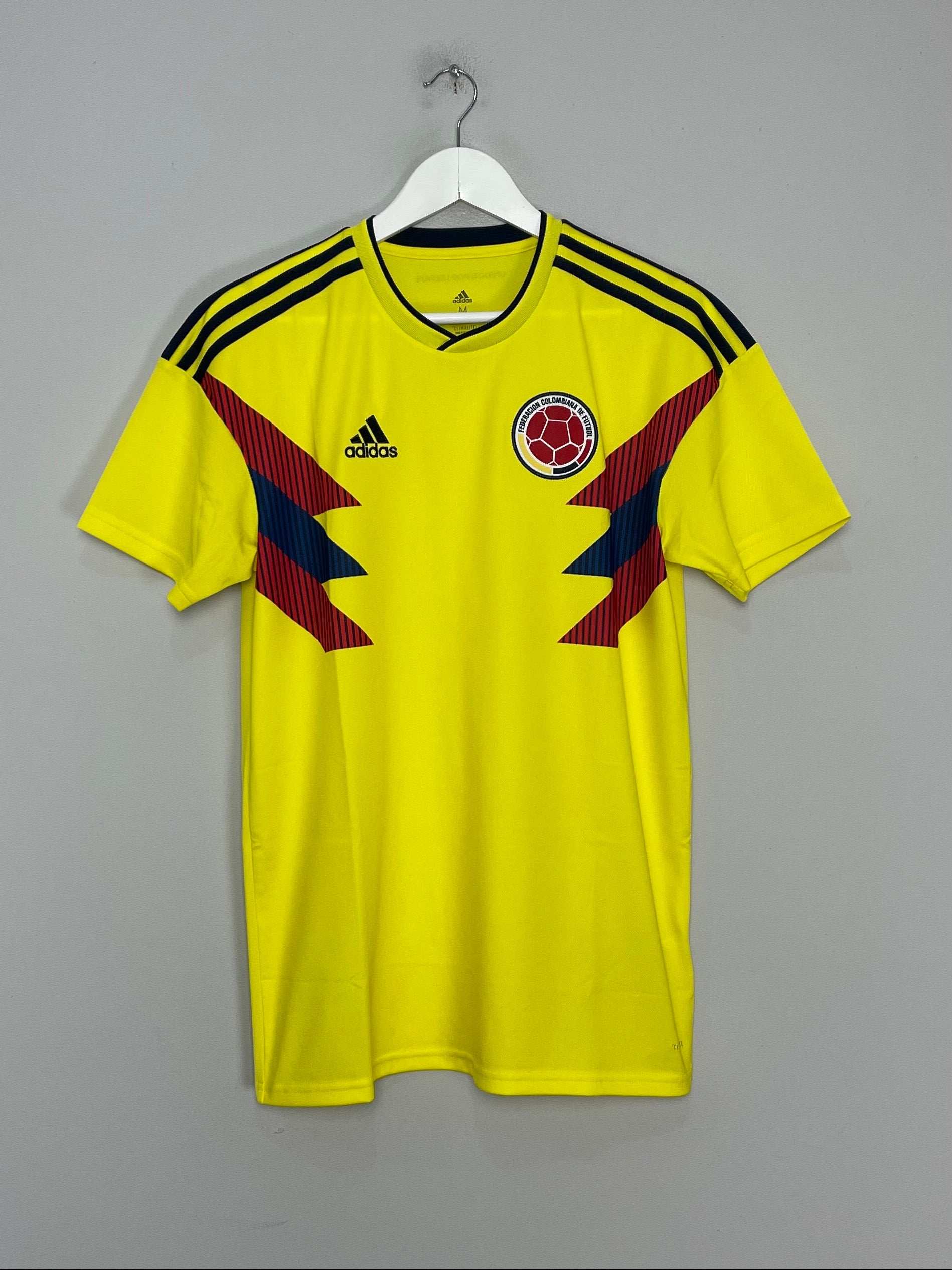 Shop 2018/19 COLOMBIA HOME SHIRT (M) ADIDAS, classic football shirts, vintage football shirts & retro soccer jerseys at Cult Kits