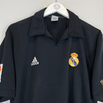 Shop 2002/03 REAL MADRID ZIDANE #5 *CENTENARY* AWAY SHIRT (L) ADIDAS, classic football shirts, vintage football shirts & retro soccer jerseys at Cult Kits
