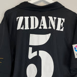 Shop 2002/03 REAL MADRID ZIDANE #5 *CENTENARY* AWAY SHIRT (L) ADIDAS, classic football shirts, vintage football shirts & retro soccer jerseys at Cult Kits