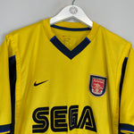 Shop 1999/01 ARSENAL VIEIRA #4 AWAY SHIRT (L) NIKE, classic football shirts, vintage football shirts & retro soccer jerseys at Cult Kits