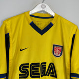 Shop 1999/01 ARSENAL VIEIRA #4 AWAY SHIRT (L) NIKE, classic football shirts, vintage football shirts & retro soccer jerseys at Cult Kits