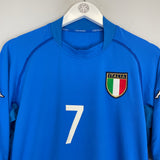 2002 ITALY DEL PIERO #7 HOME SHIRT (XL) KAPPA