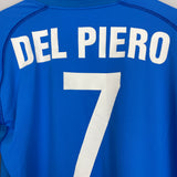 2002 ITALY DEL PIERO #7 HOME SHIRT (XL) KAPPA