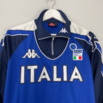 Shop 1999/00 ITALY TRACK JACKET (L) KAPPA, classic football shirts, vintage football shirts & retro soccer jerseys at Cult Kits