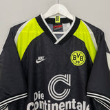 Shop 1995/96 DORTMUND AWAY SHIRT (XXL) NIKE, classic football shirts, vintage football shirts & retro soccer jerseys at Cult Kits