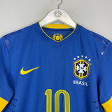 Buy 2012/13 BRAZIL RONALDINHO 10 *AUTHENTIC* AWAY SHIRT (M) NIKE ~ Free worldwide shipping available ~ Authentic Vintage Football Shirts from Cult Kits
