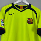 2005/06 BARCELONA RONALDINHO #10 AWAY SHIRT (M) NIKE