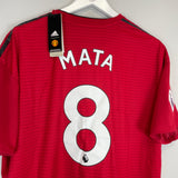 Shop 2018/19 MANCHESTER UNITED MATA #8 *AUTHENTIC* BNWT HOME SHIRT (XXL) ADIDAS, classic football shirts, vintage football shirts & retro soccer jerseys at Cult Kits