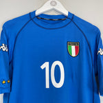 Shop 2000 ITALY TOTTI #10 HOME SHIRT (M) KAPPA, classic football shirts, vintage football shirts & retro soccer jerseys at Cult Kits