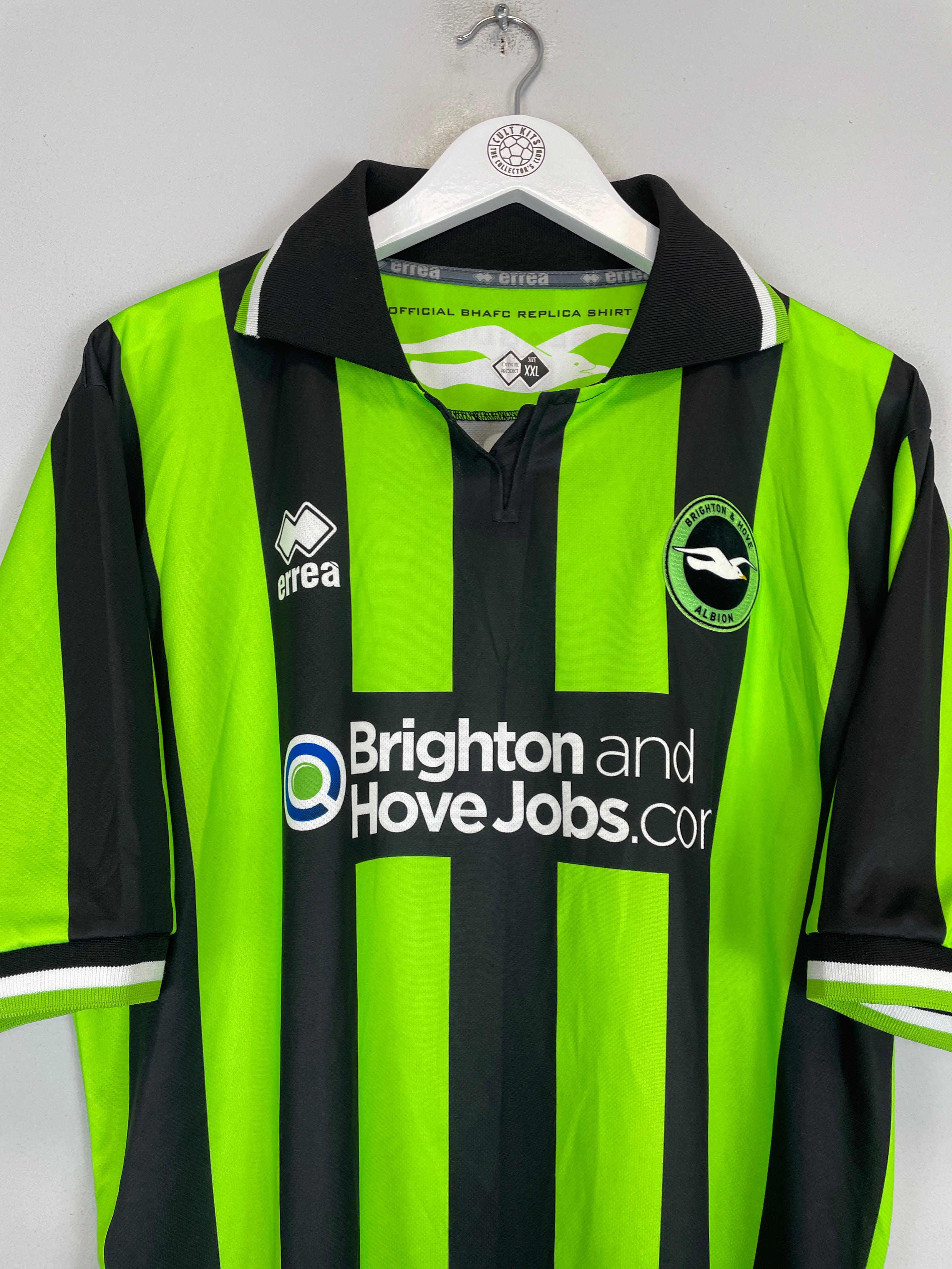 Shop 2011/12 BRIGHTON AWAY SHIRT (XXL) ERREA, classic football shirts, vintage football shirts & retro soccer jerseys at Cult Kits