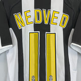 2004/05 JUVENTUS NEDVED #11 HOME SHIRT (S) NIKE