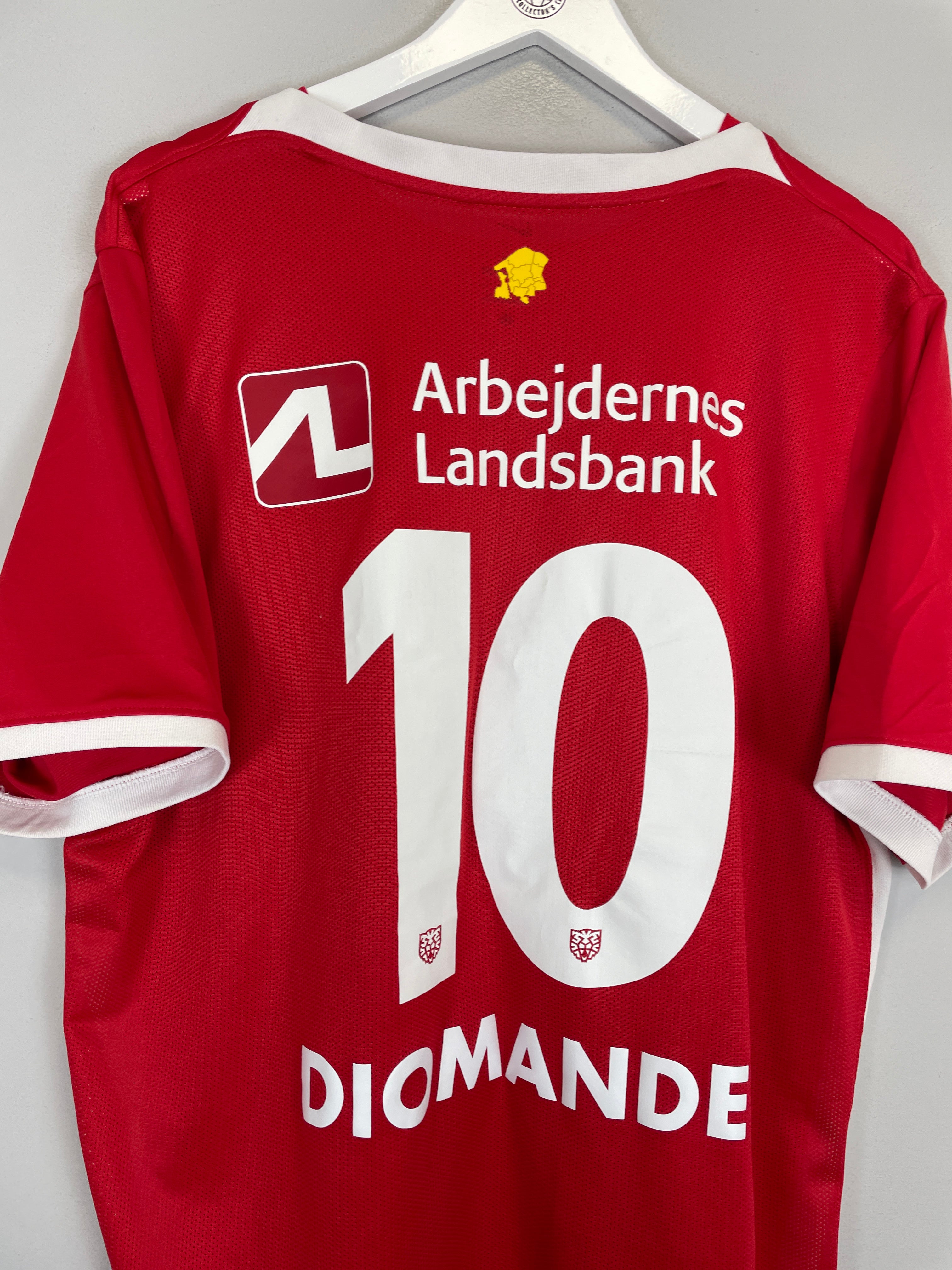 Shop 2022/23 NORDSJAELLAND DIOMANDE #10 HOME SHIRT (XXL) NIKE, classic football shirts, vintage football shirts & retro soccer jerseys at Cult Kits