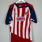 Shop 2008/09 CHIVAS GUADALAJARA HERNANDEZ #25 HOME SHIRT (L) REEBOK, classic football shirts, vintage football shirts & retro soccer jerseys at Cult Kits