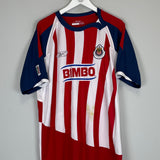 Shop 2008/09 CHIVAS GUADALAJARA HERNANDEZ #25 HOME SHIRT (L) REEBOK, classic football shirts, vintage football shirts & retro soccer jerseys at Cult Kits