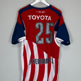 Shop 2008/09 CHIVAS GUADALAJARA HERNANDEZ #25 HOME SHIRT (L) REEBOK, classic football shirts, vintage football shirts & retro soccer jerseys at Cult Kits