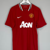 Shop 2011/12 MANCHESTER UNITED CHICHARITO #14 HOME SHIRT (L) NIKE, classic football shirts, vintage football shirts & retro soccer jerseys at Cult Kits