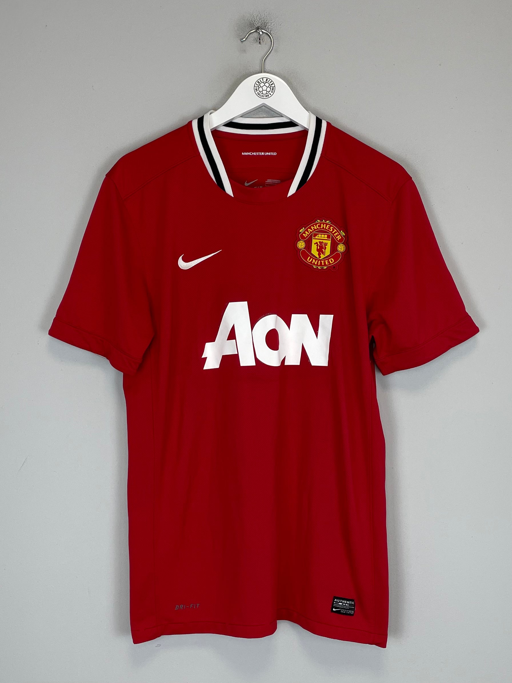 Shop 2011/12 MANCHESTER UNITED CHICHARITO #14 HOME SHIRT (L) NIKE, classic football shirts, vintage football shirts & retro soccer jerseys at Cult Kits