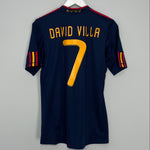 Shop 2010/11 SPAIN DAVID VILLA #7 AWAY SHIRT (S) ADIDAS, classic football shirts, vintage football shirts & retro soccer jerseys at Cult Kits