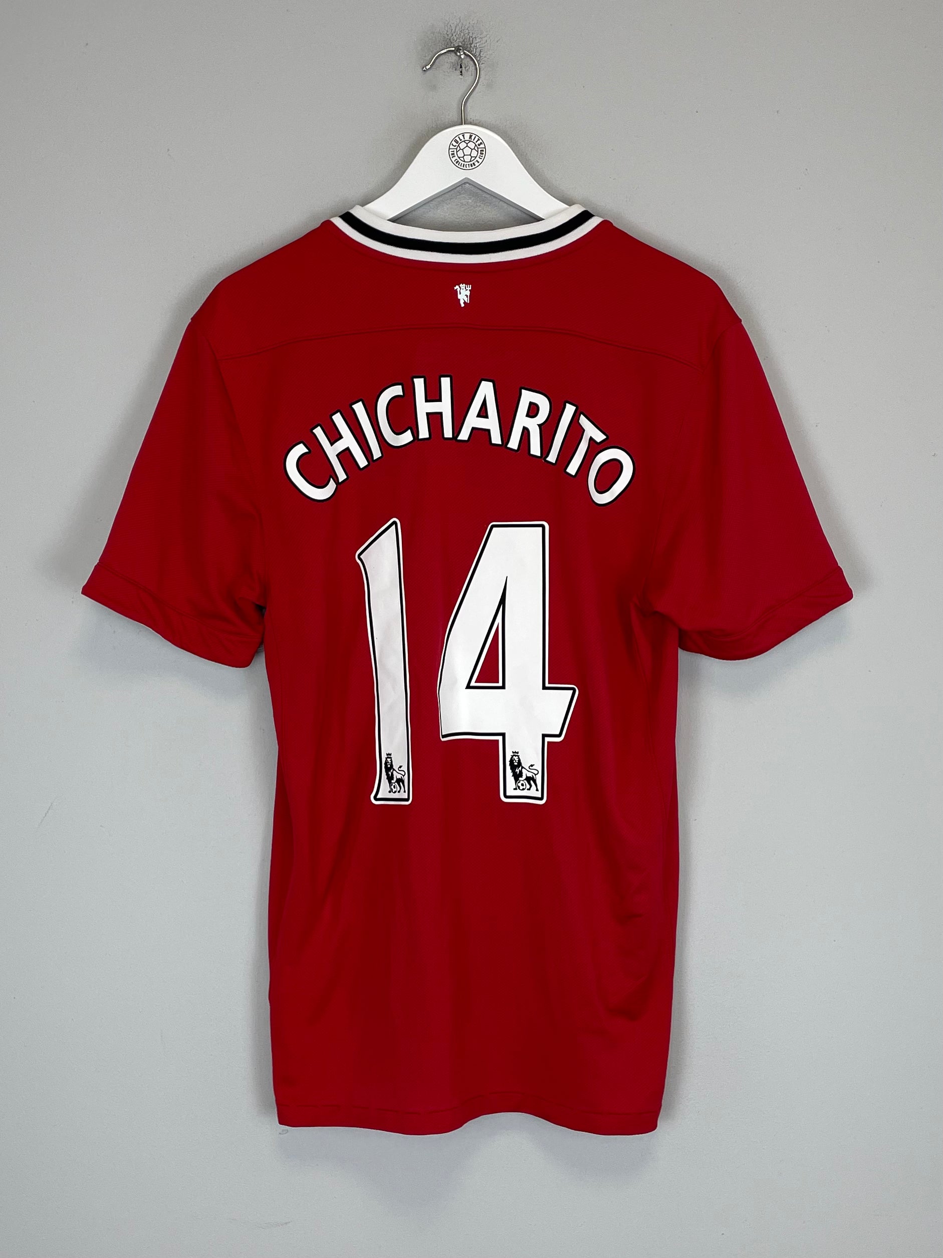 Shop 2011/12 MANCHESTER UNITED CHICHARITO #14 HOME SHIRT (L) NIKE, classic football shirts, vintage football shirts & retro soccer jerseys at Cult Kits