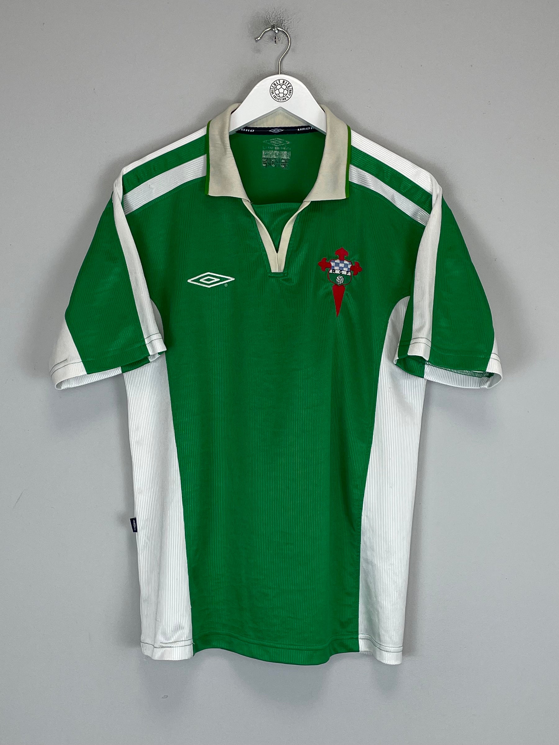 Shop 2000/01 RACING DE FERROL HOME SHIRT (M) UMBRO, classic football shirts, vintage football shirts & retro soccer jerseys at Cult Kits
