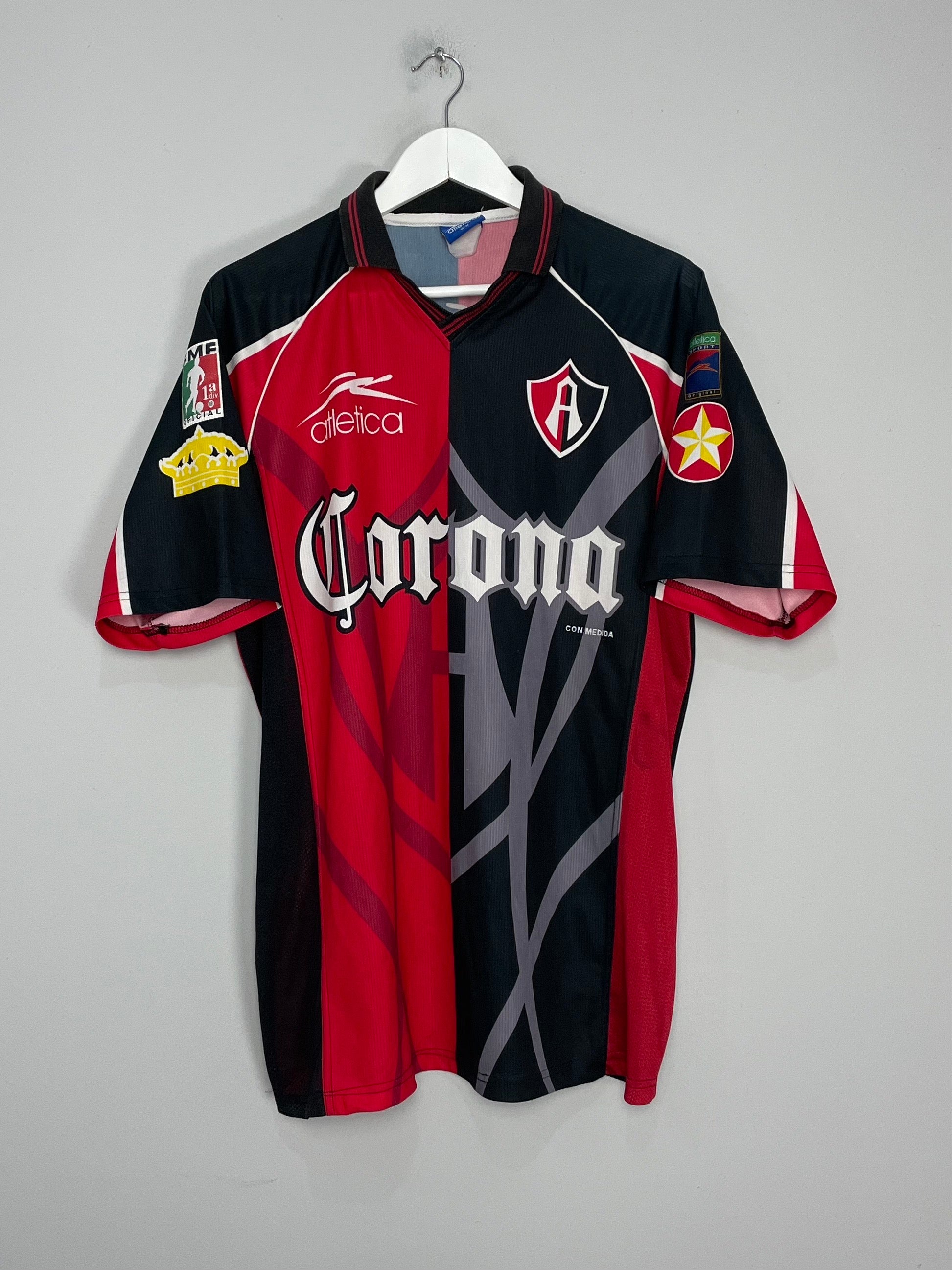 Shop 1998/99 ATLAS HOME SHIRT (M) ATLETICA, classic football shirts, vintage football shirts & retro soccer jerseys at Cult Kits