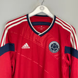 Shop 2014/15 COLOMBIA L/S AWAY SHIRT (M) ADIDAS, classic football shirts, vintage football shirts & retro soccer jerseys at Cult Kits