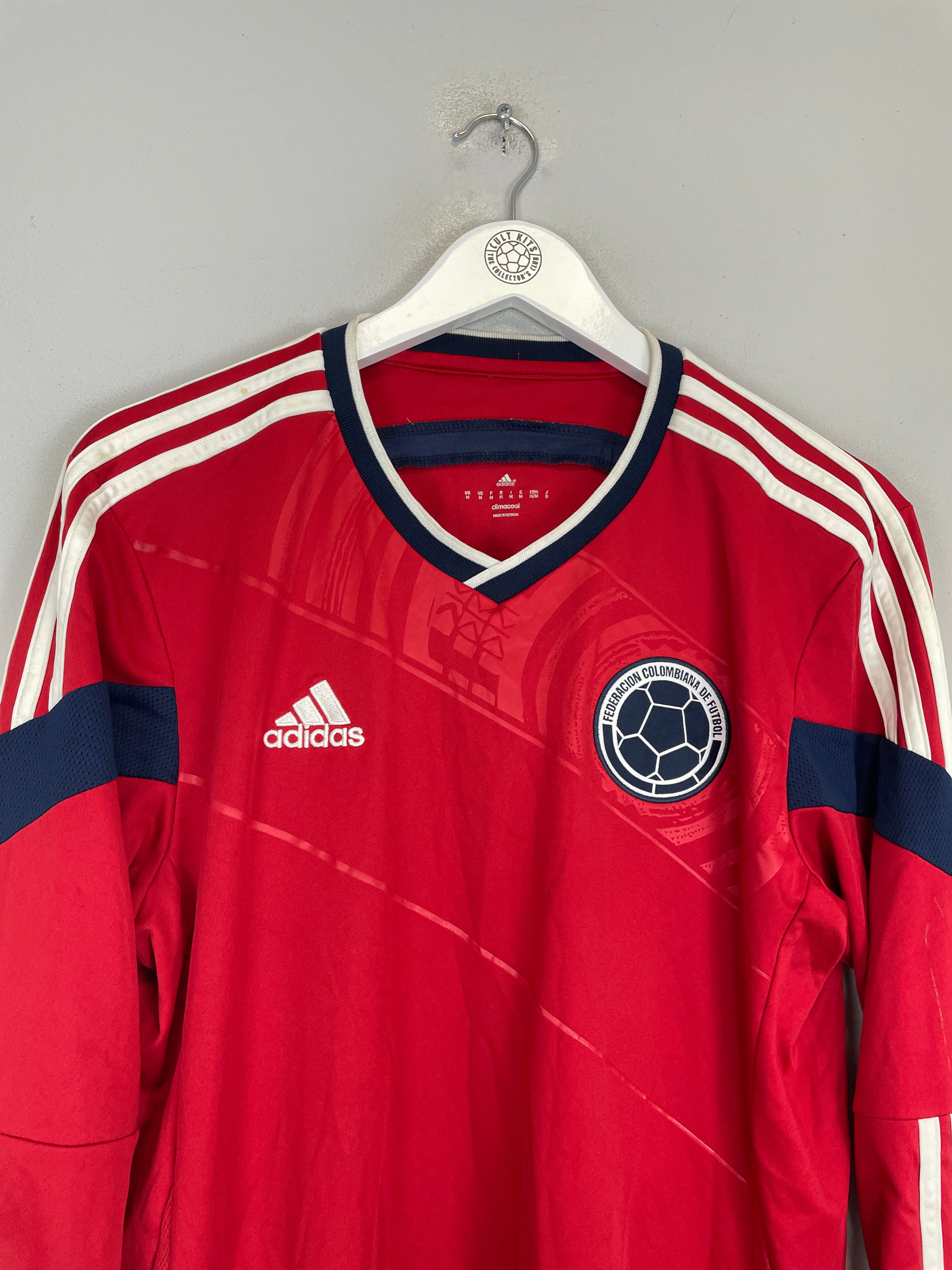 Shop 2014/15 COLOMBIA L/S AWAY SHIRT (M) ADIDAS, classic football shirts, vintage football shirts & retro soccer jerseys at Cult Kits