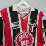 Shop 1997/99 SAO PAULO #6 AWAY SHIRT (L) PENALTY, classic football shirts, vintage football shirts & retro soccer jerseys at Cult Kits